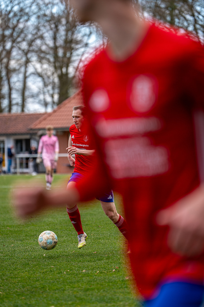 Fußball I Herren I Saison 2025-2026 I Halbfinale Kreispokal VEC I  BW Langförden - TV Dinklage II I 19034 | jns.sportfotos - Realisiert mit Pictrs.com