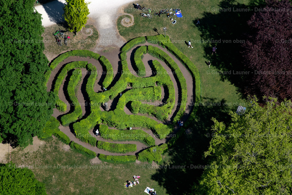 4024823 | Labyrinth im Luitpoldpark, München im Bundesland Bayern