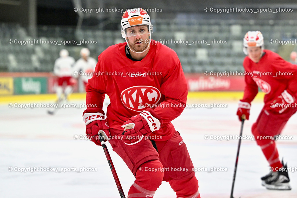 EC KAC Trainingsstart | Jordan Murray, EC KAC Neuzugang, EC KAC Trainingsstart, EC KAC Trainingsstart am 06.08.2025 in Klagenfurt (Heidi Horten Eishalle ), Austria, (Photo by Bernd Stefan)