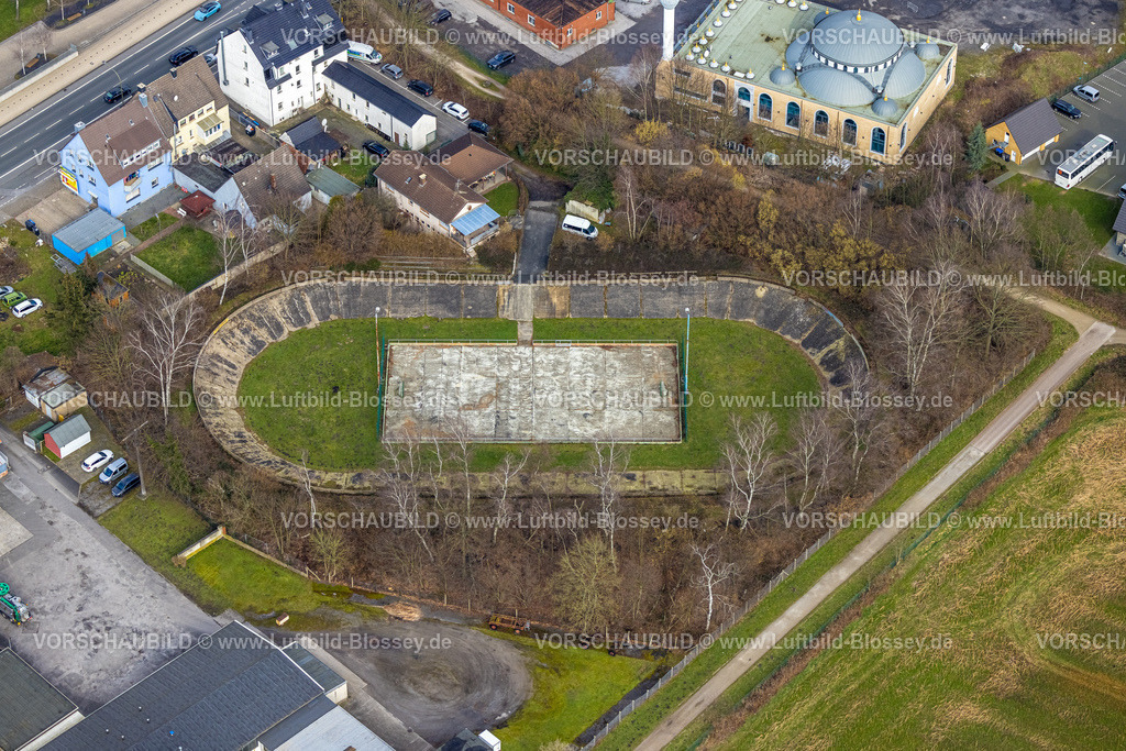 Hamm230215489 | Luftbild, Altes Barbarastadion, Rollhockeystadion, Stadtbezirk Herringen, Hamm, Ruhrgebiet, Nordrhein-Westfalen, Deutschland
