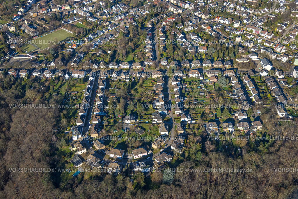 Muelheim230201459 | Luftbild, Halbkreisförmige Wohnsiedlung Am Bühl, Saarn - West, Mülheim an der Ruhr, Ruhrgebiet, Nordrhein-Westfalen, Deutschland