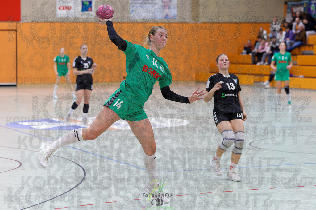 2024-10-19_307 | Jugendbundesliga B-Jugend weiblich; HSG Kleenheim/Langgöns - Longericher SC am 19.10.2024 in Oberkleen (Weidig-Halle) - Realisiert mit Pictrs.com