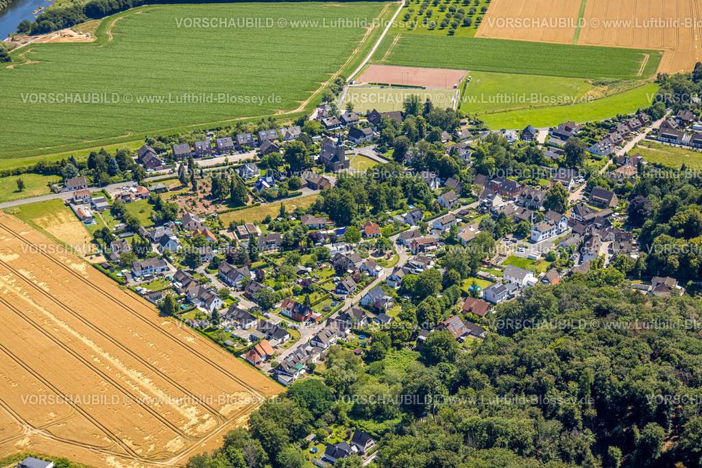 Muelheim230704425 | Luftbild, Ortsansicht Mintard, Saarn, Mülheim an der Ruhr, Ruhrgebiet, Nordrhein-Westfalen, Deutschland