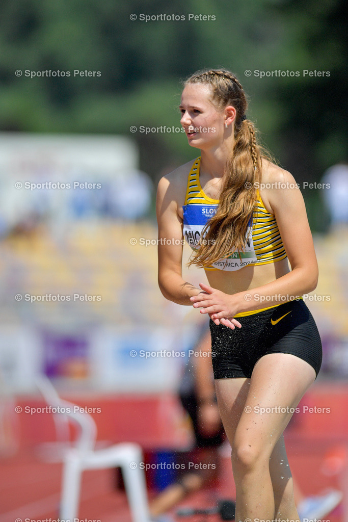 U18 EM - Tag 4_51 | European Athletics U18 Championships am 21.07.2024 in Banska Brystica; Weitsprung, Lynn Michelmann im Finale. Foto: Kai Peters - Realisiert mit Pictrs.com