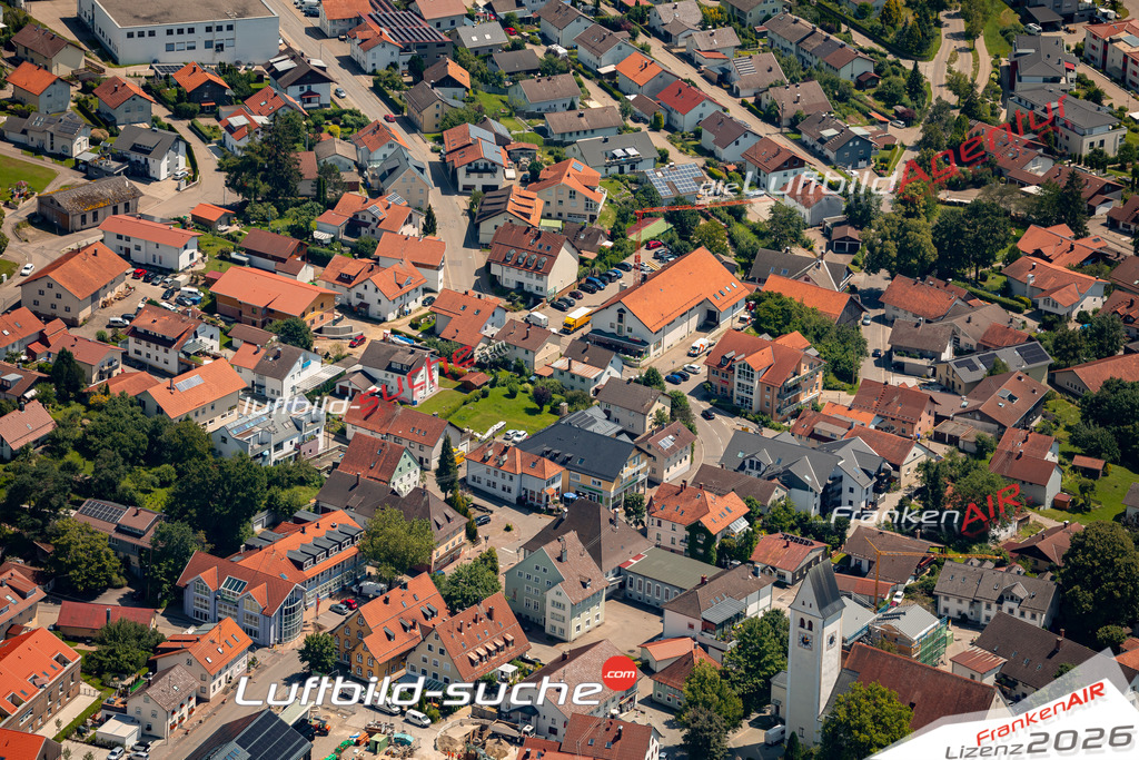 Das Luftbild zeigt :  Altusried - Die Luftaufnahme wurde 2024 vom UL-Flugzeug aus erstellt ( keine Drohne ) - Hochauflösende Luftaufnahme - Für grossformatige Ausdrucke geeignet. Die Geschenkidee !Mit Lizenz und Bildrechte bestellbar