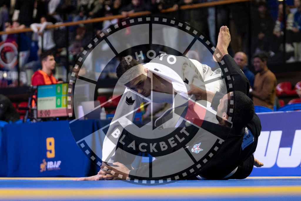 20240119PBB0429 | Fighters compete during the IBJJF European Championship in Paris, France, on January 19, 2024.