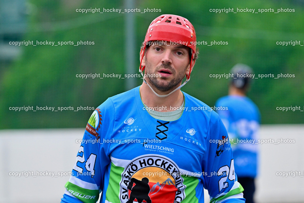 VAS Ballhockey Villach vs. ASKÖ Villach Ballhockey | #24 Petrik Benjamin, VAS Ballhockey Villach vs. ASKÖ Villach Ballhockey, VAS Ballhockey Villach vs. ASKÖ Villach Ballhockey am 28.05.2025 in Villach (Alpen Arena ), Austria, (Photo by Bernd Stefan)