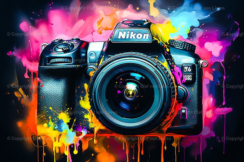 bunter Fotoapparat | DSLR Kameras