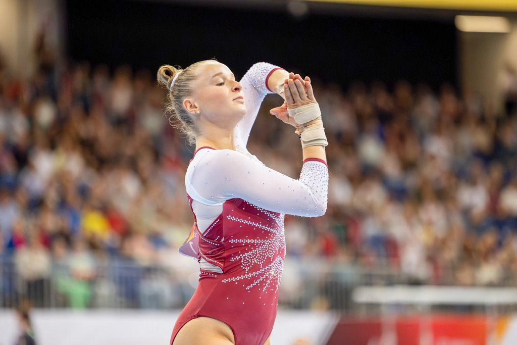 DM Finals 2026; Deutsche Meisterschaft im Gerätturnen 2026, Mehrkampf Frauen | DM Finals 2026; Deutsche Meisterschaft im Gerätturnen 2026, Mehrkampf Frauen***Silja Stöhr am Boden - Realisiert mit Pictrs.com