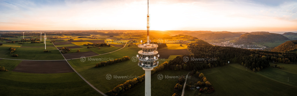 Funkturm Aufhausen im Herbst | löwenblicke | shop