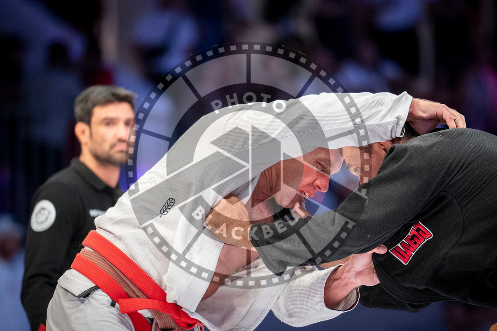 20231107PBB6005 | Fighters compete during the AJP World Master Championship in the Mubadala Arena in Abu Dhabi, Arab United Emirates, on November 7, 2023.