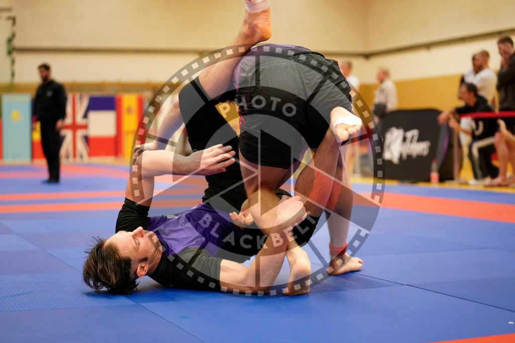 20240203PBB10063 | Fighters compete during the Brazilian Jiu-Jitsu Championship of the AJP Tour in Maintal by Frankfurt am Main, Germany, on February 2, 2024.