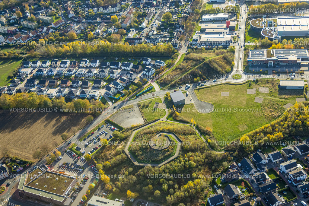 Bochum221100167 | Luftbild, Hiltroper Höhe, Dietrich-Benking-Straße, Wohngebiet Marie-Luise-Tanski-Straße, Wohnsiedlung Im Lothringer Feld, Bergen, Bochum, Ruhrgebiet, Nordrhein-Westfalen, Deutschland