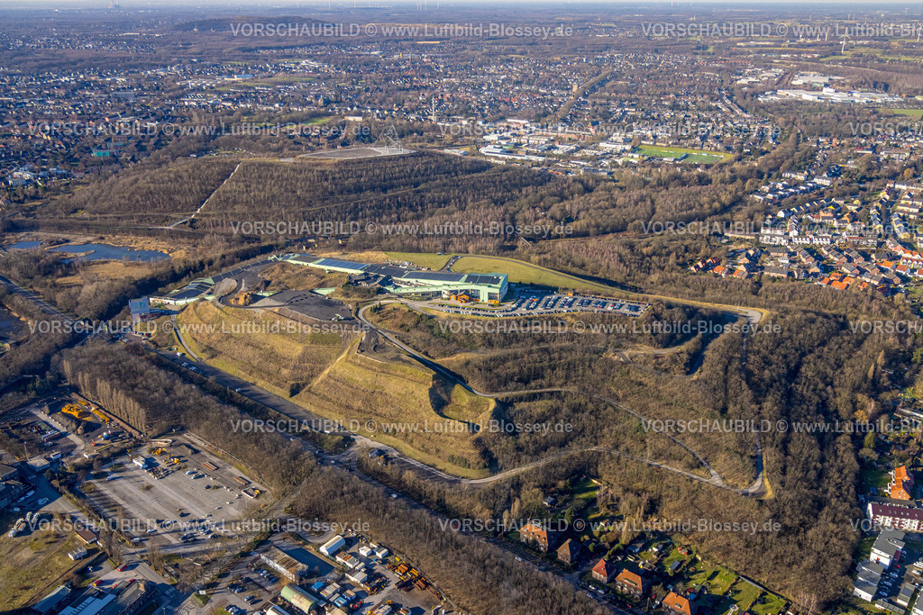 Bottrop240107147 | Luftbild, alpincenter Halde Prosper, Skihalle, Welheim, Bottrop, Ruhrgebiet, Nordrhein-Westfalen, Deutschland