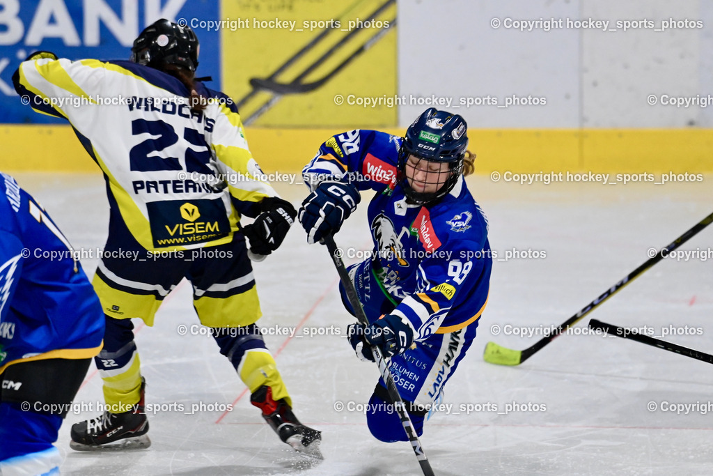 LADY HAWKS vs. WILDCATS PATERNION | #22 Oberrauner Franziska WILDCATS PATERNION, #98 Walluschnig Nadine Ramona LADY HAWKS, LADY HAWKS vs. WILDCATS PATERNION, LADY HAWKS vs. WILDCATS PATERNION am 12.03.2025 in Steindorf (Ossiachersee Halle), Austria, (Photo by Bernd Stefan)