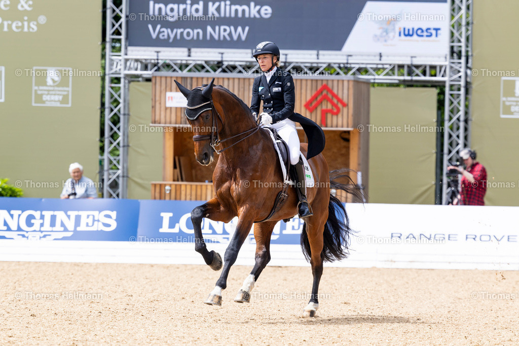 TH_418-Vayron NRW-Klimke_ Ingrid_29019 | Al Shiraàa Deutsches Spring- und Dressur-Derby 2025 am 29.05.25 in Hamburg, Thomas Hellmann, 418Vayron NRWKlimke, Ingrid