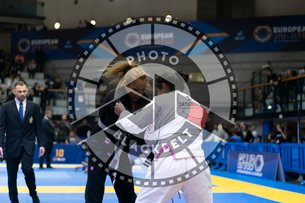20240119PBB3356 | Fighters compete during the IBJJF European Championship in Paris, France, on January 19, 2024.