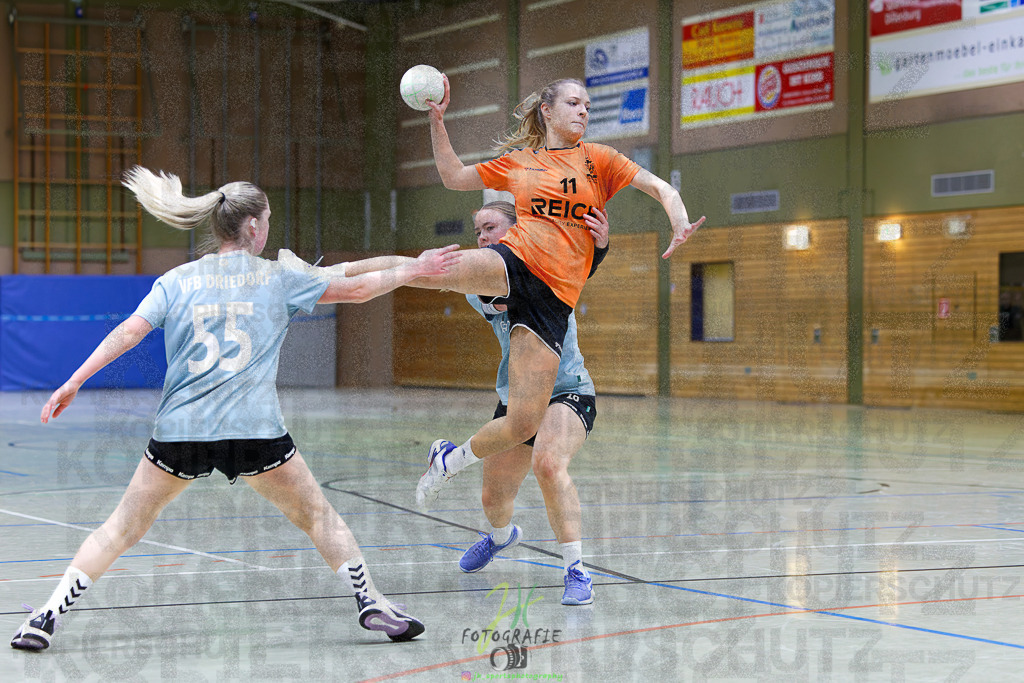 Bezirksliga weibl. A-Jugend; HSG Eibelshausen/Ewersbach - VfB Driedorf | Bezirksliga weibl. A-Jugend; HSG Eibelshausen/Ewersbach - VfB Driedorf am 30.10.2025 in Eibelshausen (Holderberghalle)Photo © 2025 - Jörg Heinrich - Realisiert mit Pictrs.com