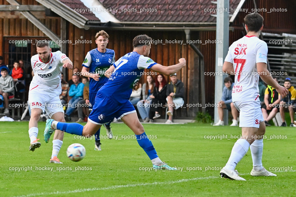 SV Dellach Gail vs. SAK 29.5.2023 | #8 Kristjan Sredojevic, #24 Fabien Unterasinger, #87 Christopher Schaller, #77 Val Zaletel Cernos