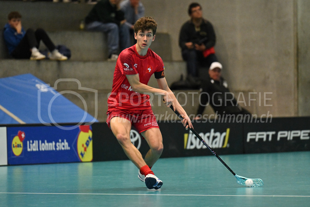 Switzerland B U19 vs Switzerland U19 - 4. February 2024 | Switzerland B U19 vs Switzerland U19
U19 Men International Matches in Switzerland
GoEasy Arena, Siggenthal Station
Switzerland defender #2 Timon Anderegg.
Credit: Markus Aeschimann | <a href="https://www.markus-aeschimann.ch">Sportfotografie Markus Aeschimann</a> | <a href="https://www.instagram.com/sportfotografie.aeschimann">@sportfotografie.aeschimann</a> - Realisiert mit Pictrs.com