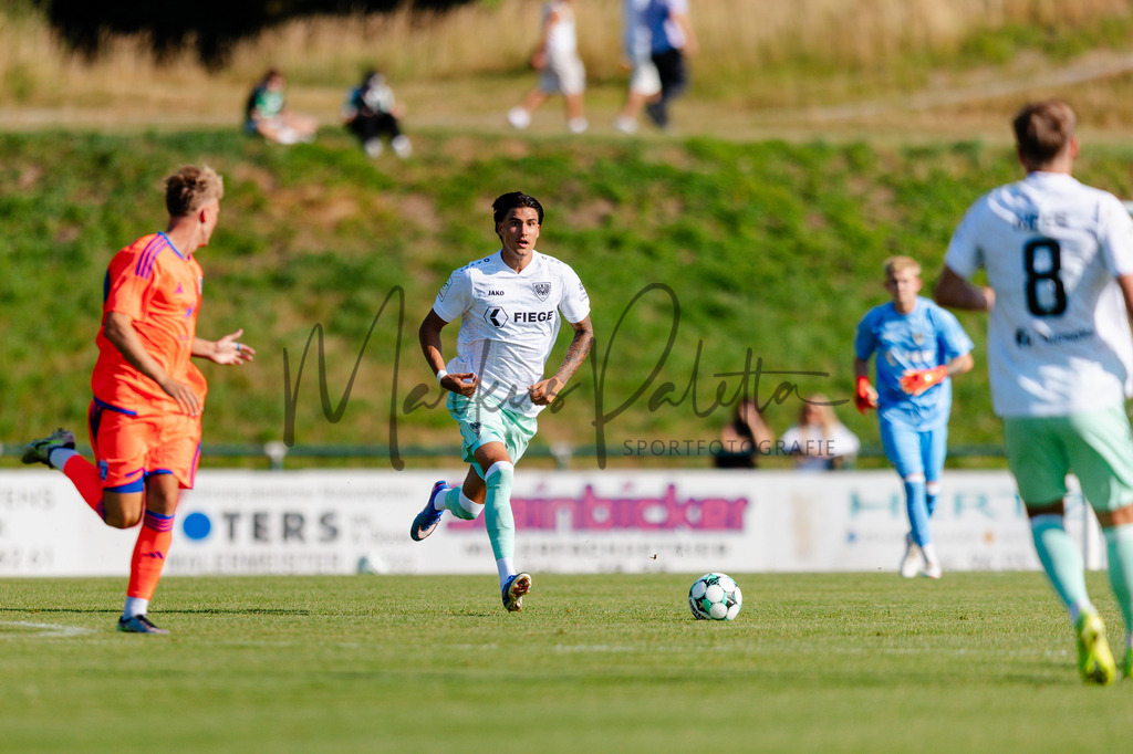 Testspiel, Saison 2026/27: SC Preußen Münster - Kickers Emden | Billerbeck, 10.07.2026: Testspiel, SC Preußen Münster gegen Kickers Emden auf der Anlage des DJK Billerbeck in Billerbeck. Foto: sportfotografie.ms | Markus Paletta - Realisiert mit Pictrs.com