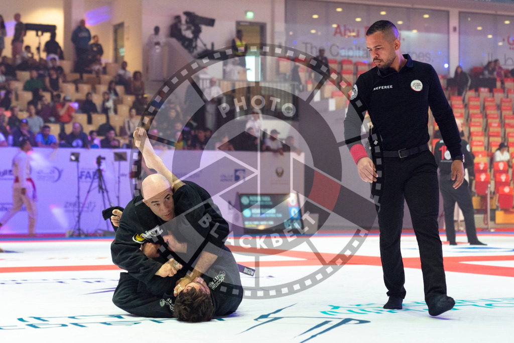 20231106PBB0181 | Fighters compete during the AJP World Master Championship in the Mubadala Arena in Abu Dhabi, Arab United Emirates, on November 6, 2023.