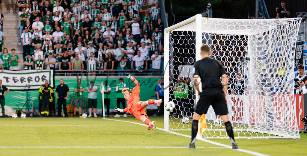 DFB-Pokal 2025/2026, 1. Runde: SC Preußen Münster - Hertha BSC Berlin | Münster, 18.08.2025: DFB-Pokal 2025/2026, 1. Runde, SC Preußen Münster gegen Hertha BSC Berlin im LVM-Preußenstadion in Münster.(Foto: sportfotografie.ms | Markus Paletta) - Realisiert mit Pictrs.com