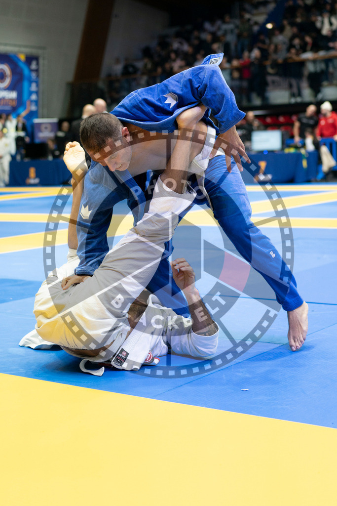 20240119PBB3285 | Fighters compete during the IBJJF European Championship in Paris, France, on January 19, 2024.