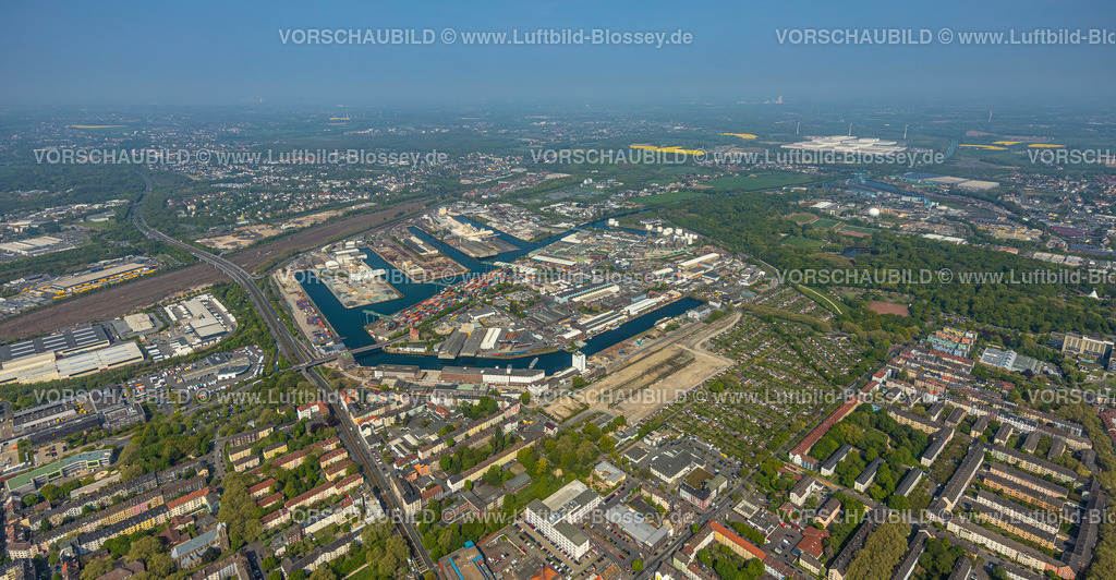 Dortmund220500666DortmunderHafen | Luftbild vom Dortmunder Hafen mit Speicherstraße und Kanalstraße, e-port-dortmund, Dortmund-Ems-Kanal, Containerhafen,  Hafen, Dortmund, Ruhrgebiet, Nordrhein-Westfalen, Deutschland 