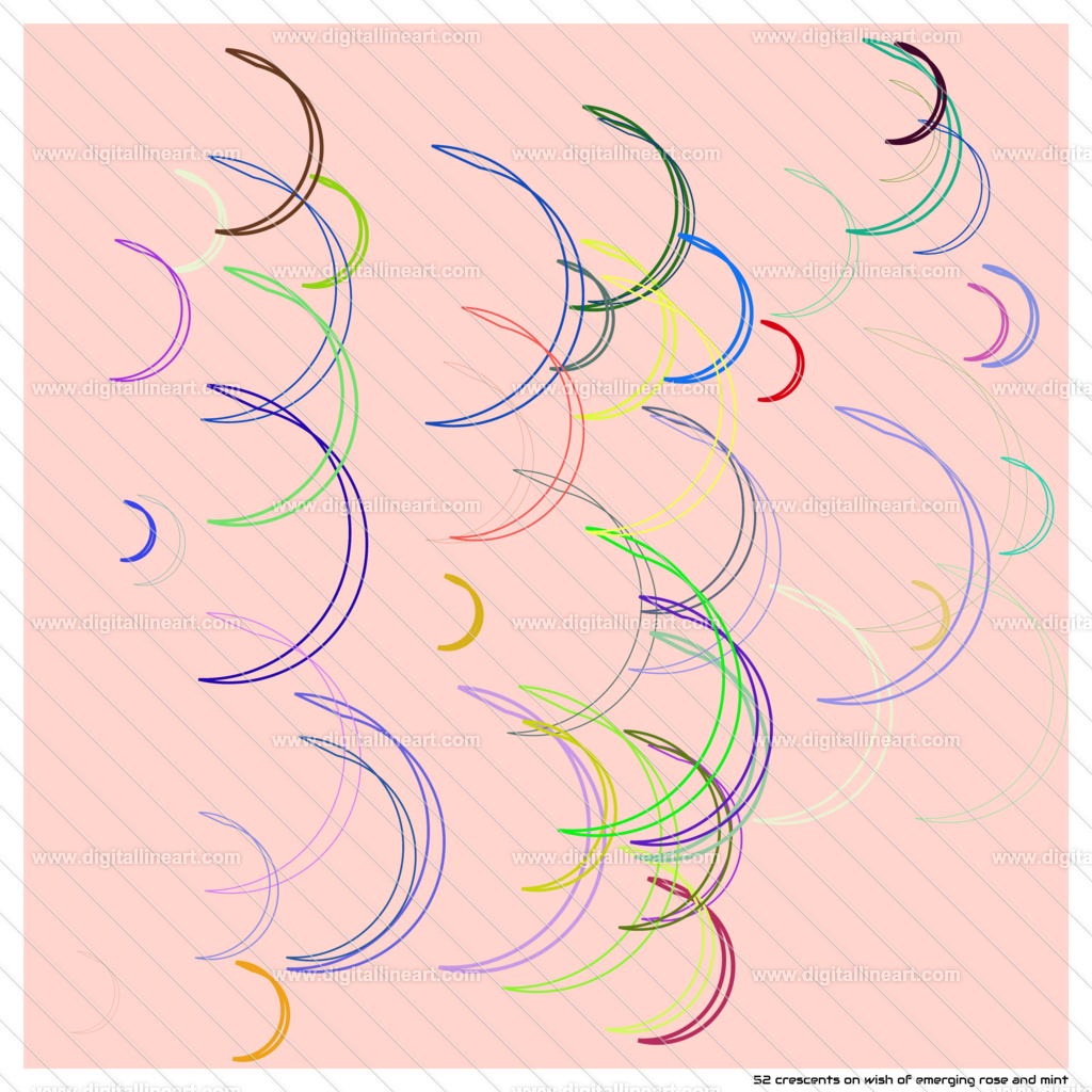 52-crescents-wish-of-emerging-rose-and-mint | digitallineart - Realisiert mit Pictrs.com