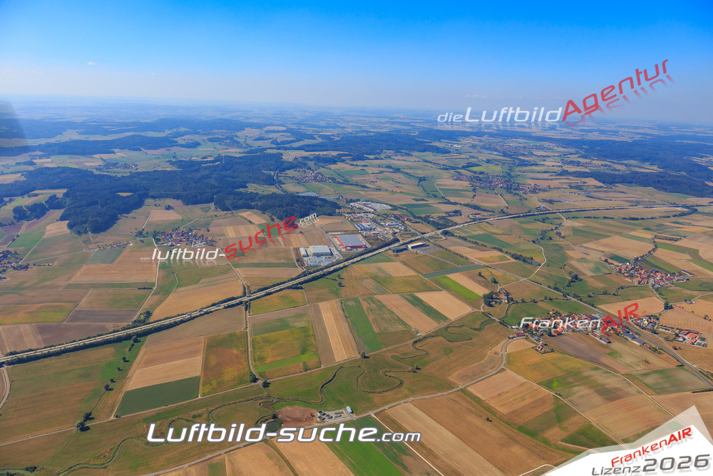 Luftbild von Reichenbach Feuchtwangen - Luftaufnahme wurde 2016 von https://frankenair.de mittels Flugzeug (keine Drohne) erstellt - die Geschenkidee