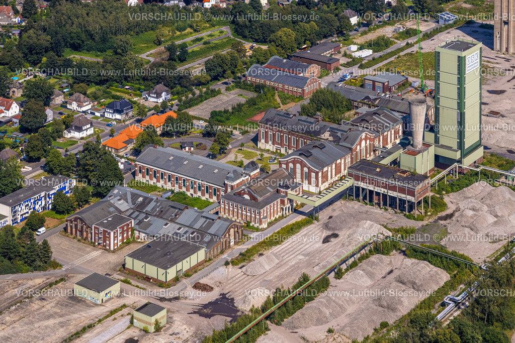 Gelsenkirchen240808063GE-Nord | Luftbild, geplantes neues Quartier Wohnen und Arbeiten, ehemaliges DSK Bergwerk Lippe, Egonstraße, Zeche Westerholt, Hassel, Gelsenkirchen, Ruhrgebiet, Nordrhein-Westfalen, Deutschland