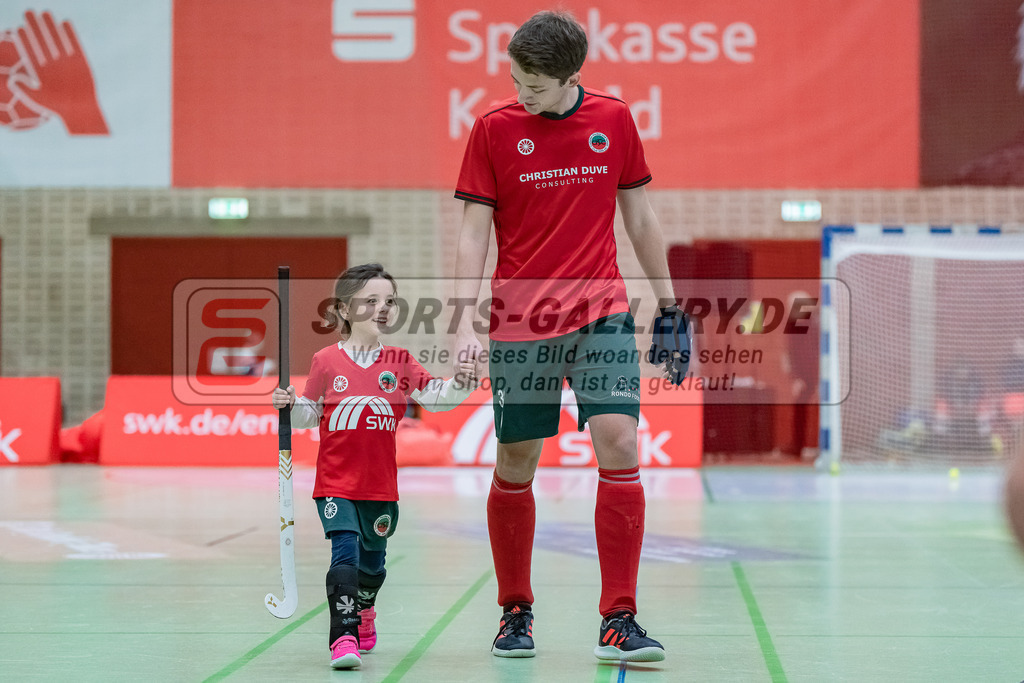 HK_20231216_107364 | 1. Bundesliga Herren  Crefelder HTC - Blau Weiß Köln am 16.12.2023 Sporthalle Glockenspitz, Krefeld ,