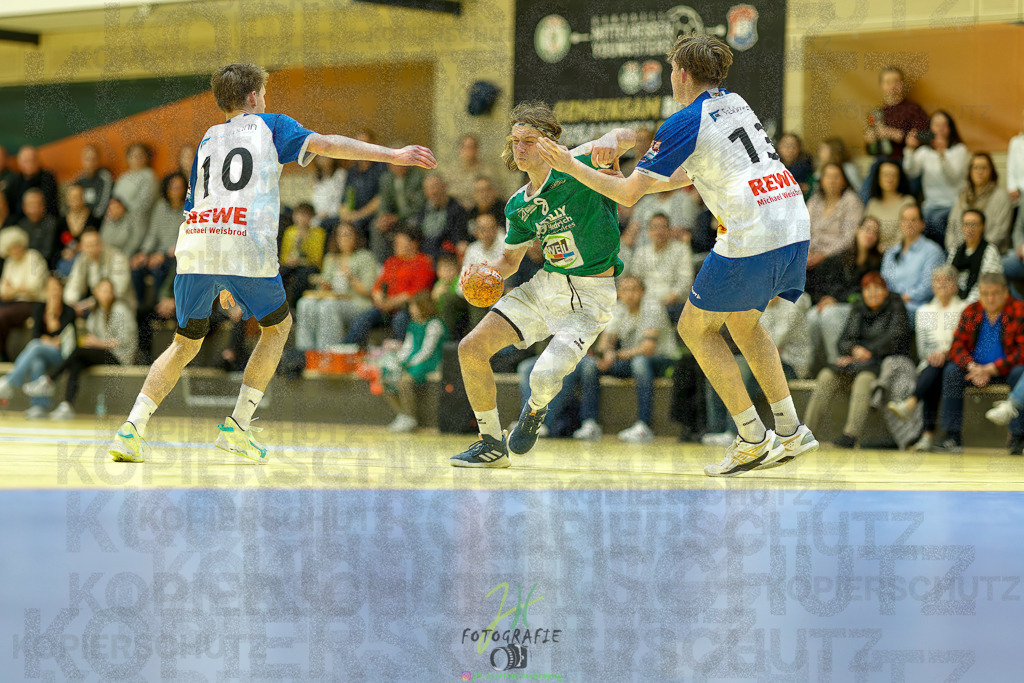 mJC-Regionalliga, Halbfinale Hessenmeisterschaft; HSG Dutenhofen/Münchholzhausen - TSV Pfungstadt | mJC-Regionalliga, Halbfinale Hessenmeisterschaft; HSG Dutenhofen/Münchholzhausen - TSV Pfungstadt am 15.03.2025 in Münchholzhausen (Sporthalle Münchholzhausen)Photo © 2025 - Jörg Heinrich - Realisiert mit Pictrs.com