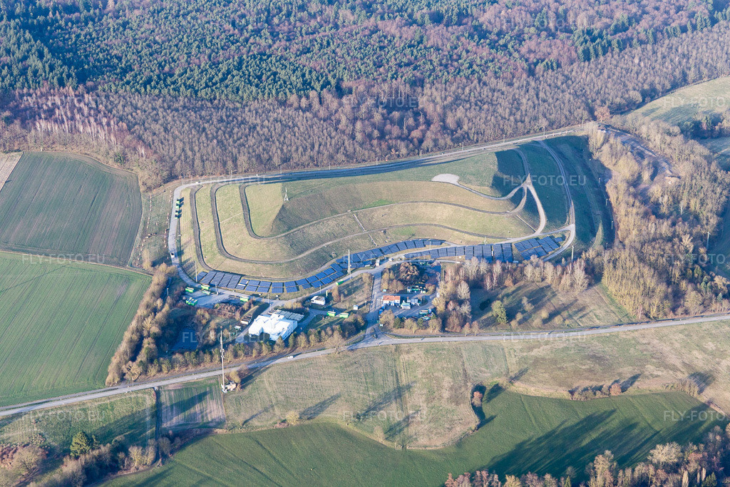 Vue aérienne: Vue de la ville à Lauterbourg dans le département Bas Rhin, France. Photo: IMG_104824.jpg prise le 16/02/2018 par Werner Riehm/FLY-FOTO.euRésolution de l'original: 5472 x 3648 px