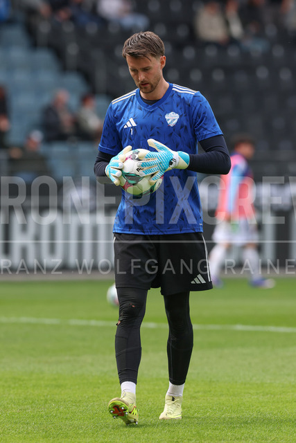 SK Puntigamer Sturm Graz vs TSV Egger Glas Hartberg – Championship Group    | Graz, Austria, 12.Apr.26 - SOCCER - ADMIRAL Bundesliga, SK Puntigamer Sturm Graz vs TSV Egger Glas Hartberg. The image shows Ammar Helac (Hartberg) during warm up.    