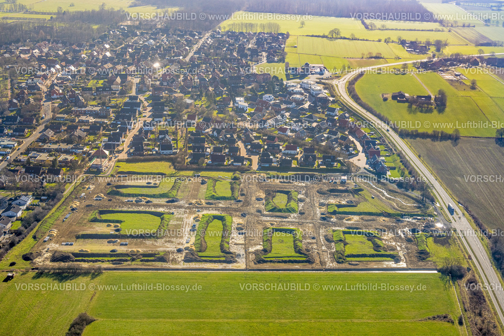 Nordkirchen230206180 | Luftbild, Baugebiet Rosenstraße-Nord, Nordkirchen, Münsterland, Nordrhein-Westfalen, Deutschland