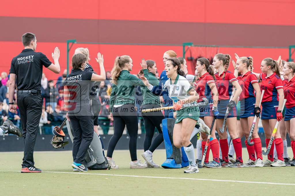 HK_20231022_903158 | Finale Deutsche Meisterschaft Feld WU16 Uhlenhorst Mülheim - Düsseldorfer HC am 22.10.2023 DHC, Düsseldorf ,