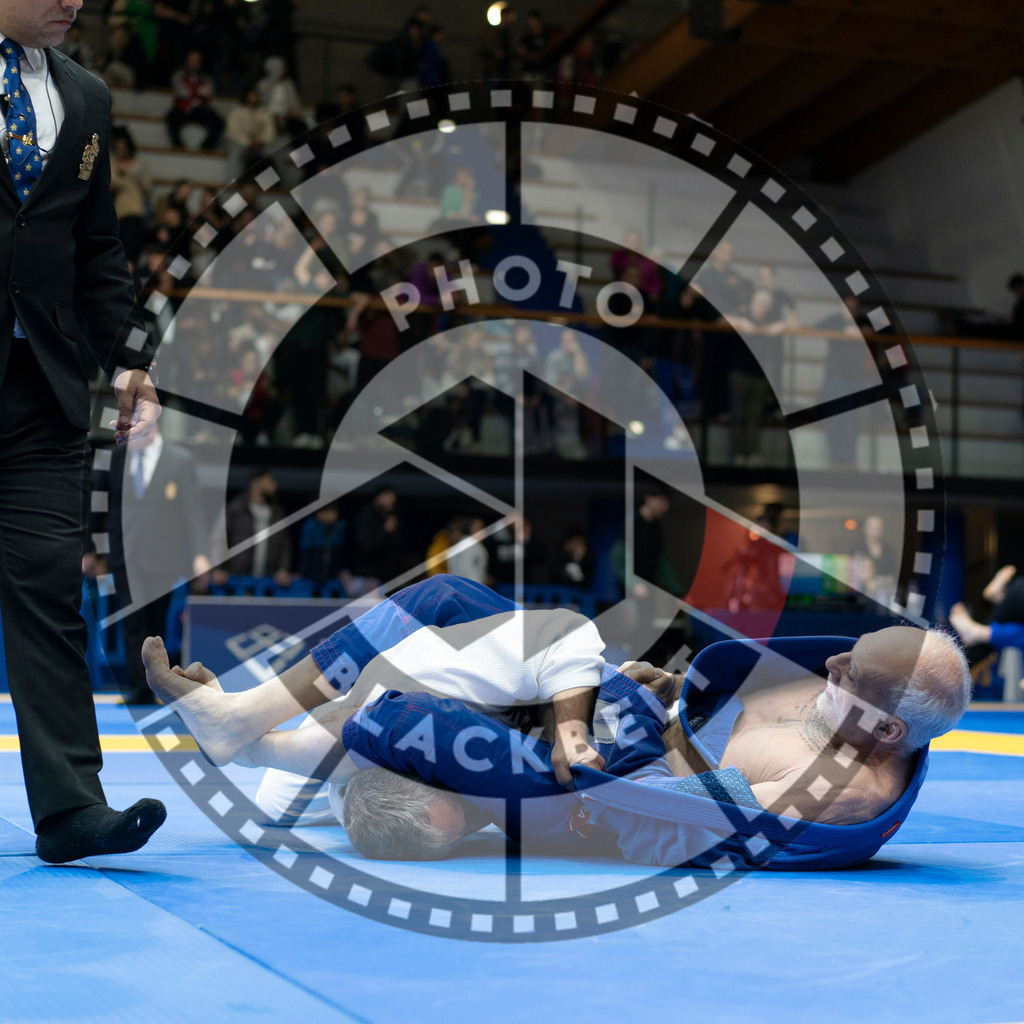 20240119PBB3503 | Fighters compete during the IBJJF European Championship in Paris, France, on January 19, 2024.