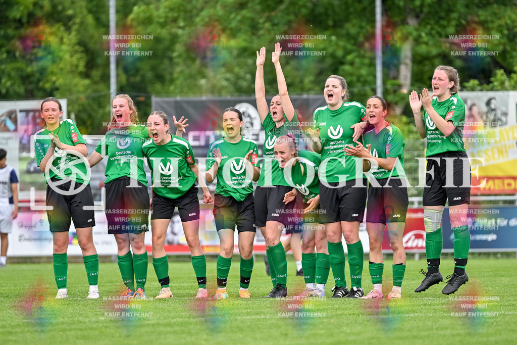GER, FC Hauingen - SV Waldhaus, Frauen-Fussball, Rothaus Bezirkpokal, Finale, Saison 2024/2025, 29.05.2025 | Emotionen beim ElfmeterschiessenGER, FC Hauingen - SV Waldhaus, Frauen-Fussball, Rothaus Bezirkpokal, Finale, Saison 2024/2025, 29.05.2025Foto: TH Fotografie/Thomas Hess