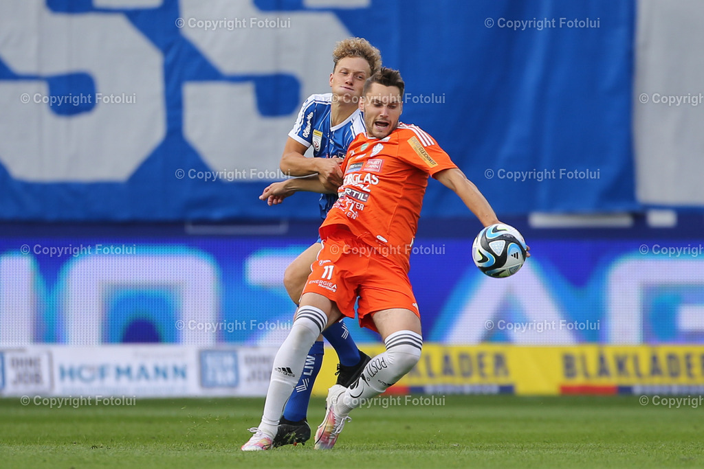 A_LUI_20230806_0032 | SPORT FUSSBALL ADMIRAL BUNDESLIGA  2023/24
FC BLAU WEIß LINZ VS TSV EGGER GLAS HARTBERG
IM BILD: Maximilian Entrup (TSV Hartberg)
FOTO:FOTOLUI/UW