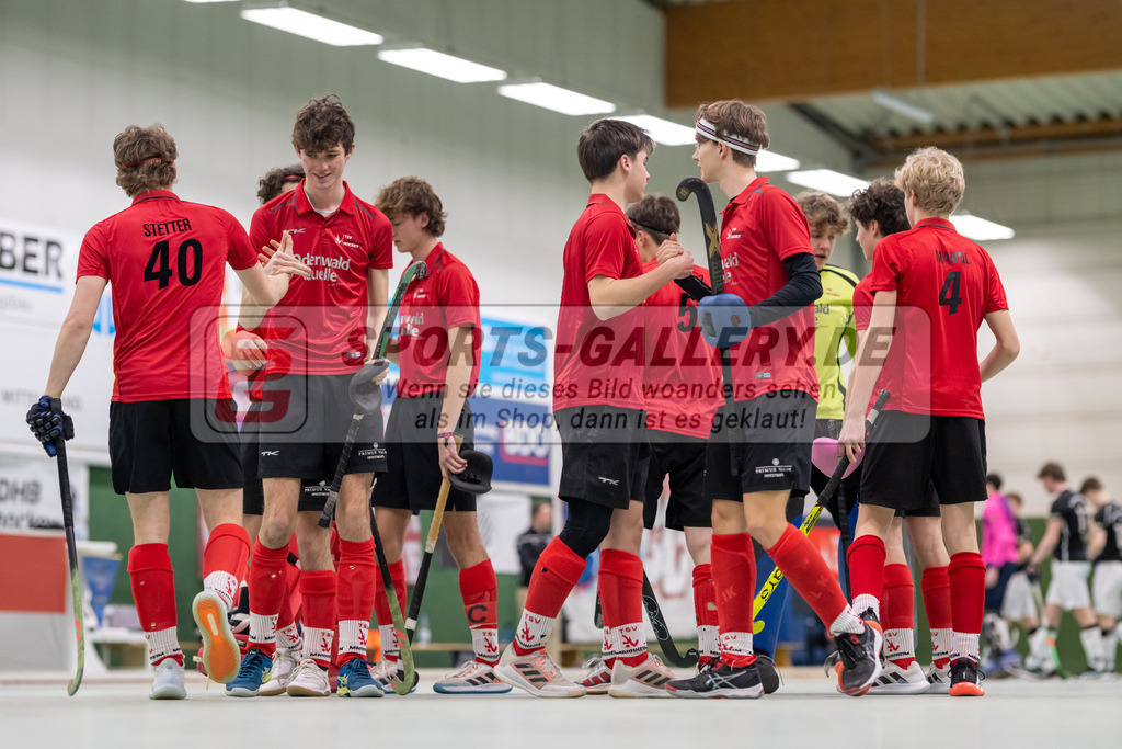 SFE_20230305_0006 | Deutsche Meisterschaft Männliche U16 Halle 2023 am 05.03.2023 in Köln (KTHC Stadion Rot-Weiss Köln Tennis and Hockey Club), Photo: Stephan Fehrmann 2022 (Sports-Gallery)