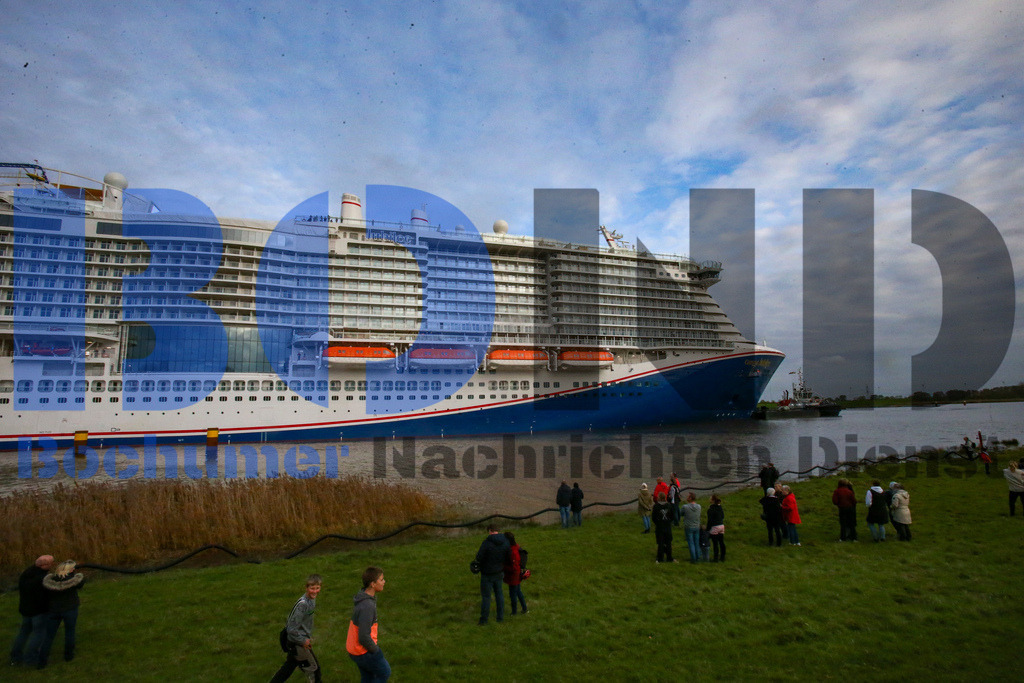  30.10.2023 - 
 | Sebastian Sendlak / Bochumer Nachrichtendienst (BOND) - Ueberfuehrung Carnival Jubilee - Meyer Werft Papenburg - Realisiert mit Pictrs.com