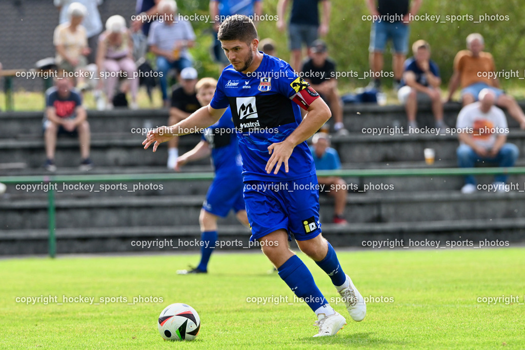 FC Faakersee vs. Union Matrei | #10 Jonathan Panzl Matrei, FC Faakersee vs. Union Matrei, FC Faakersee vs. Union Matrei am 18.08.2024 in Finkenstein (Sportplatz Faakersee), Austria, (Photo by Bernd Stefan)