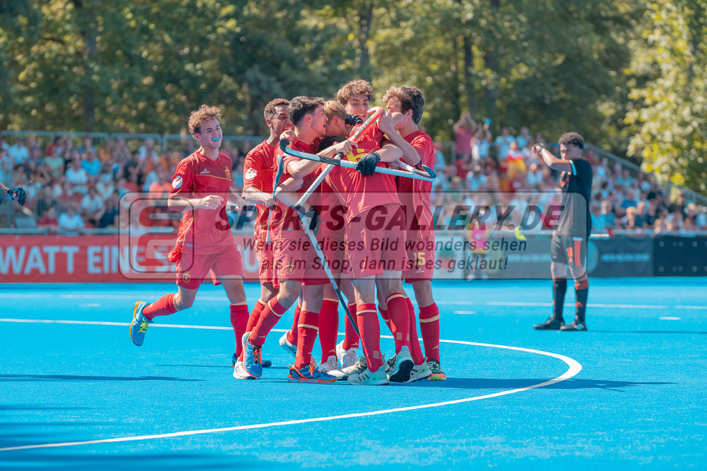 HK_20230711_101272 | Euro Hockey MU18 Spain vs Netherlands Championship Girls &amp; Boys am 11.7.2023 CHTC , Krefeld ,