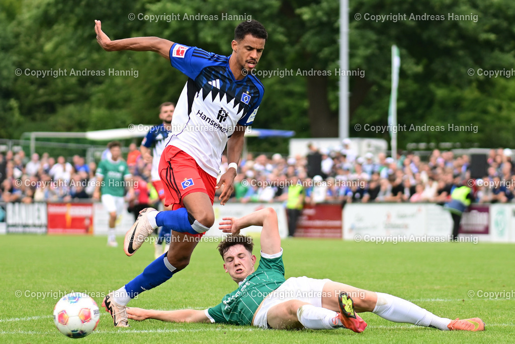 Fußball I Herren I Testspiel  I TSV Elstorf - Hamburger SV I 5.7.2025 | a-hannig - Realisiert mit Pictrs.com