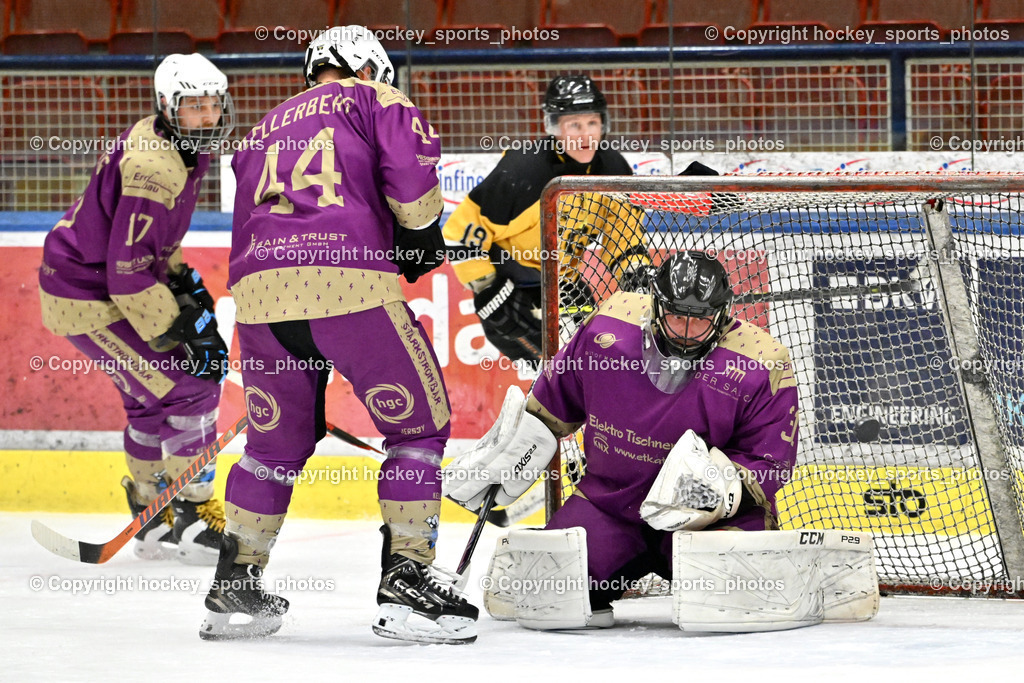 EC Kellerberg vs. EC Arnoldstein | #31 Frank Patrick EC Kellerberg, #44 Jank David EC Kellerberg, #17 Erlacher Christoph EC Kellerberg, #19 Pichler Daniel EC Arnoldstein, EC Kellerberg vs. EC Arnoldstein, EC Kellerberg vs. EC Arnoldstein am 27.01.2026 in Villach (Stadthalle Villach), Austria, (Photo by Bernd Stefan)