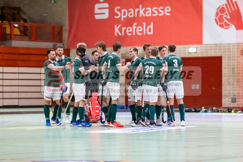 HK_20250110_101180 | 1. Bundesliga Halle Herren Crefelder HTC - Uhlenhorst Mülheim am 10.1.2025 Glockenspitz Halle Krefeld, Krefeld ,