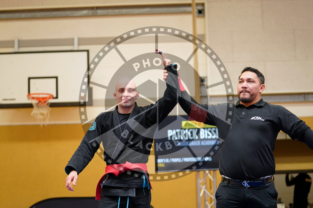 20240203PBB07153 | Fighters compete during the Brazilian Jiu-Jitsu Championship of the AJP Tour in Maintal by Frankfurt am Main, Germany, on February 2, 2024.