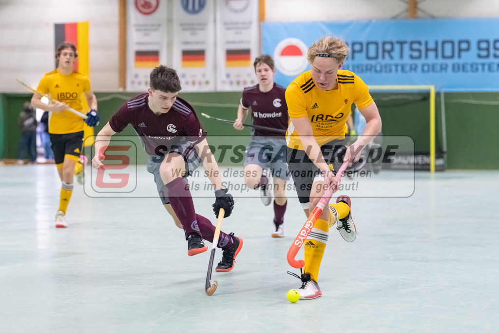 HK_20230304_105633 | Deutsche Meisterschaft MU16 Münchener SC - Harvestehuder THC am 4.3.2023 RWK, Köln ,